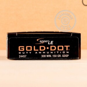 Image of the 308 WIN SPEER GOLD DOT 150 GRAIN SP (20 ROUNDS) available at AmmoMan.com.