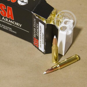 A photo of a box of Silver State Armory ammo in 308 / 7.62x51.