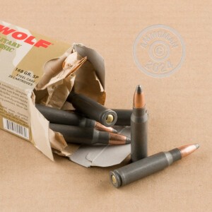 Image of the 308 WIN WOLF MILITARY CLASSIC 168 GRAIN SP (500 ROUNDS) available at AmmoMan.com.