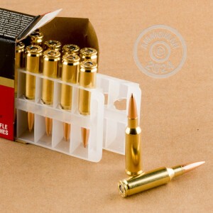Image of Federal .224 Valkyrie rifle ammunition.