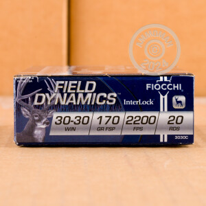Image of the 30-30 FIOCCHI 170 GRAIN FSP (200 ROUNDS) available at AmmoMan.com.