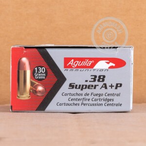 Image of 38 Super pistol ammunition at AmmoMan.com.