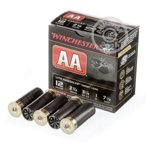 Image of the 12 GAUGE WINCHESTER AA 2-3/4" 1 OZ. #7.5 SHOT (250 ROUNDS) available at AmmoMan.com.