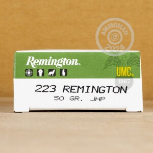 Photo of 223 Remington JHP ammo by Remington for sale.