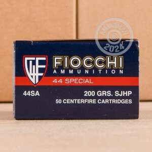 Image of the 44 SPECIAL FIOCCHI 200 GRAIN SJHP (500 ROUNDS) available at AmmoMan.com.