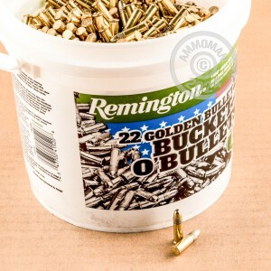 Image of the 22 LR REMINGTON BUCKET O’ BULLETS 36 GRAIN CPHP (1400 ROUNDS) available at AmmoMan.com.