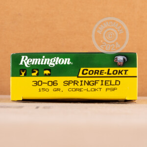 Image of the 30-06 SPRINGFIELD REMINGTON CORE-LOKT 150 GRAIN PSP (200 ROUNDS) available at AmmoMan.com.