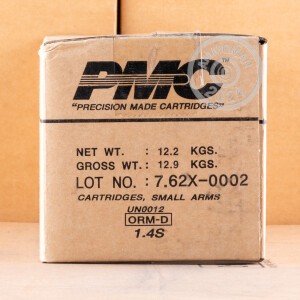 Image of the 7.62X51 PMC X-TAC 147 GRAIN FMJ-BT (20 ROUNDS) available at AmmoMan.com.