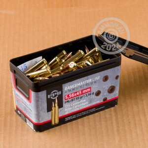 Image of 5.56X45 PRVI PARTIZAN RANGEMASTER 55 GRAIN FMJBT (500 ROUNDS)