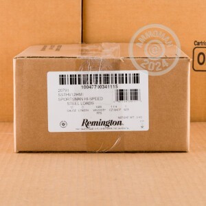 Image of the 12 GAUGE REMINGTON SPORTSMAN HI-SPEED STEEL 3" 1-1/4 OZ. #1 STEEL SHOT (25 ROUNDS) available at AmmoMan.com.