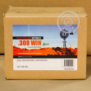 Image of 308 / 7.62x51 ammo by Australian Outback that's ideal for whitetail hunting.