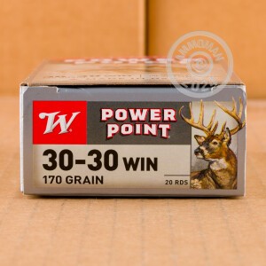 Photo detailing the 30-30 WINCHESTER SUPER-X 170 GRAIN PP (200 ROUNDS) for sale at AmmoMan.com.