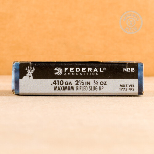 Federal 2-1/2” .410 Rifled Slug Ammo at AmmoMan.com