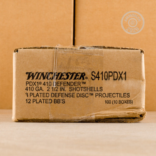 サムソン2001年 10冊セット 410 Bore Ammo - 10 Rounds of Winchester PDX1 Defender 2-1/2