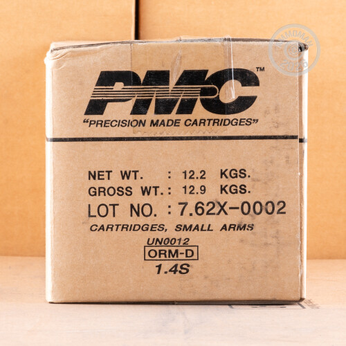 7.62x51 Ammo at AmmoMan.com - PMC X-TAC 147 Grain FMJ-BT - 500 Rounds