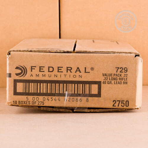 Federal 40 gr LRN - 2750 Rounds