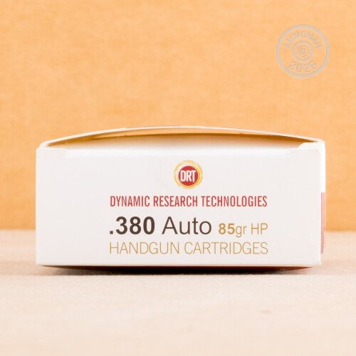 20 Rounds of 380 Auto 85 Grain DRT Lead Free Fragmenting Ammo HP Ammo ...