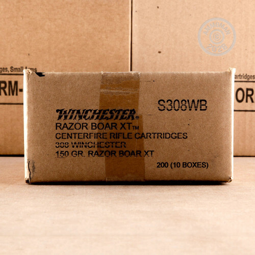 308 Win Ammo at AmmoMan.com - Winchester Razorback XT 150 Grain
