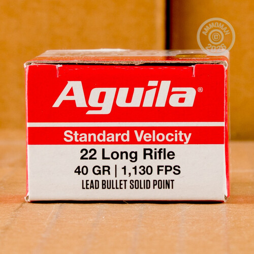 Aguila Lead Round Nose Ammo at AmmoMan.com