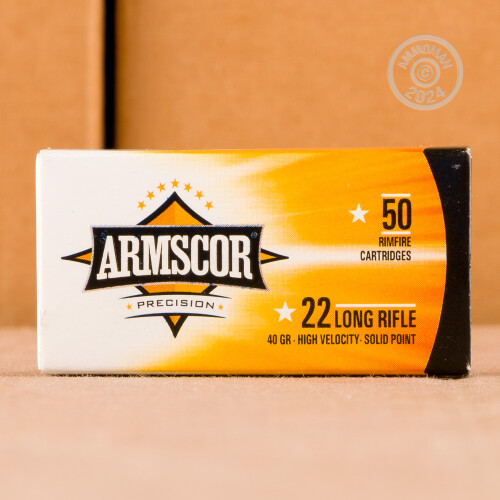 22 LR Ammo - 5000 Rounds of 40 Grain CPRN Armscor with Free Shipping at ...