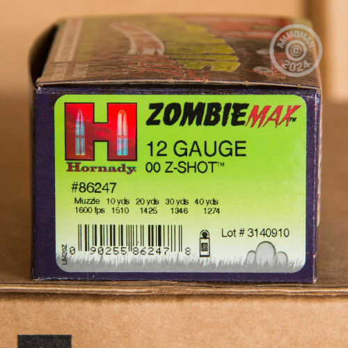 12 Gauge Ammo - 10 Shells of Hornady Z-MAX Zombie 2-3/4