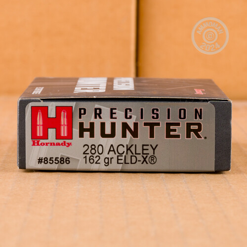 280 Ackley Improved Ammo at AmmoMan.com - Hornady Precision Hunter 162 ...