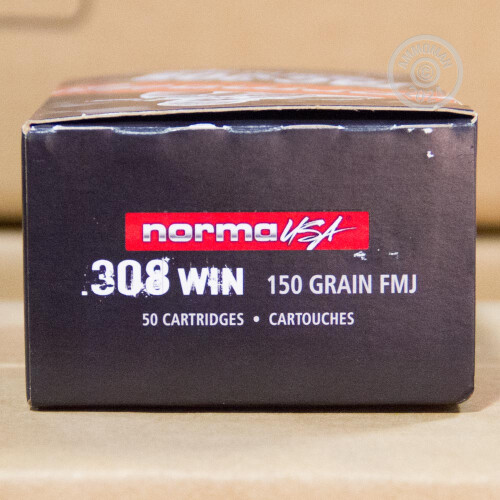 308 Win Ammo at AmmoMan.com - Norma Tac-308 150 Grain FMJ - 50 Rounds