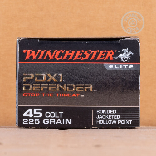 45 Long Colt Ammo at AmmoMan.com - Winchester SE Bonded PDX1 225 Grain ...