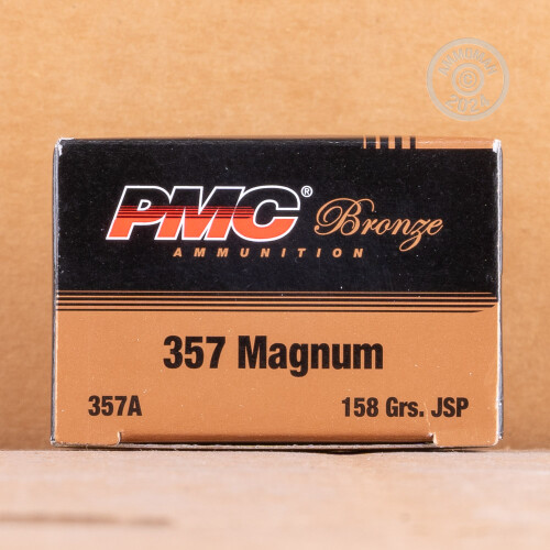1000 Rounds of PMC Bronze #357A 158 Grain Jacketed Soft Point 357 ...