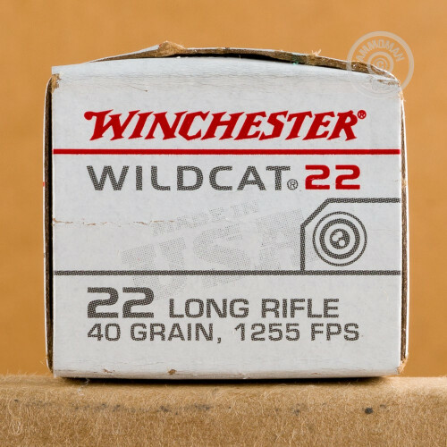 22 LR Ammo - 5000 Rounds of 40 Grain LRN Winchester with Free Shipping ...