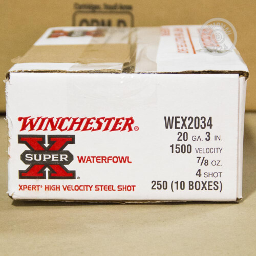 Winchester Xpert 12 Gauge Ammunition, 25 Rounds Steel Shot #4