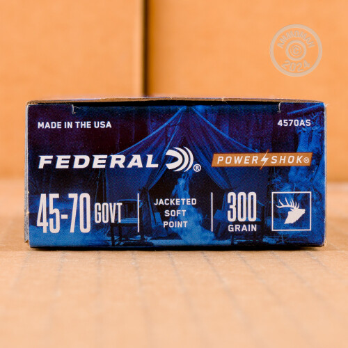 45-70 Ammo at AmmoMan.com - Federal 300 Grain SP - 200rds