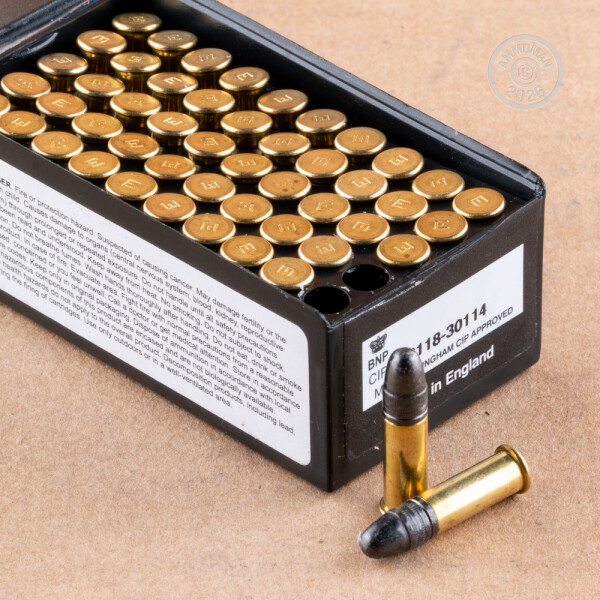 .22 LR Ammo - 500 Rounds of Wolf Match Target 40 Grain LRN at AmmoMan.com