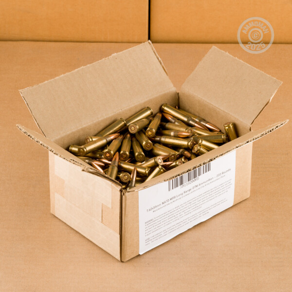 M118 7.62 NATO Ammo - 200 Rounds of Federal Lake City M118 Long Range 175 ...