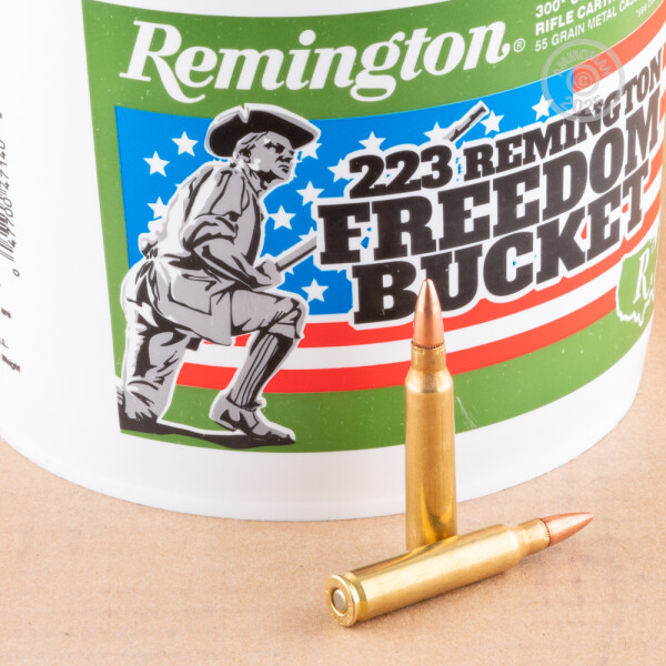 223 Rem Ammo at AmmoMan.com - Remington UMC Freedom Bucket 55 Grain FMJ ...