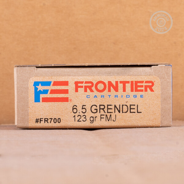 200 rounds of 6 5 grendel 123 grain hornady frontier fmj ammo at