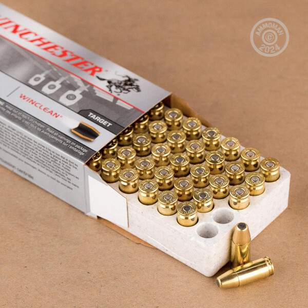 9mm Luger Ammo At Winchester Winclean 115 Grain Beb 50 Rounds 3185