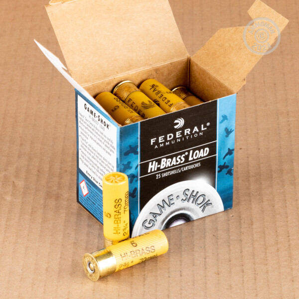 250 Rounds of 20 Gauge 2-3/4” 1 oz. Federal Game Load Upland Hi-Brass ...