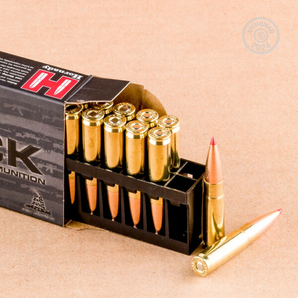 300 AAC Blackout Ammo at AmmoMan.com - Hornady BLACK 208 Grain A-MAX ...