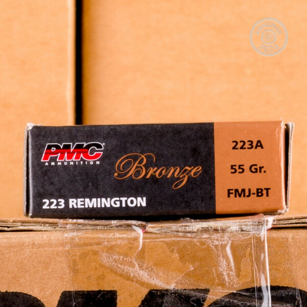 223 Ammo at AmmoMan.com - PMC Bronze 223A 55 Grain FMJ - 1000 Rounds