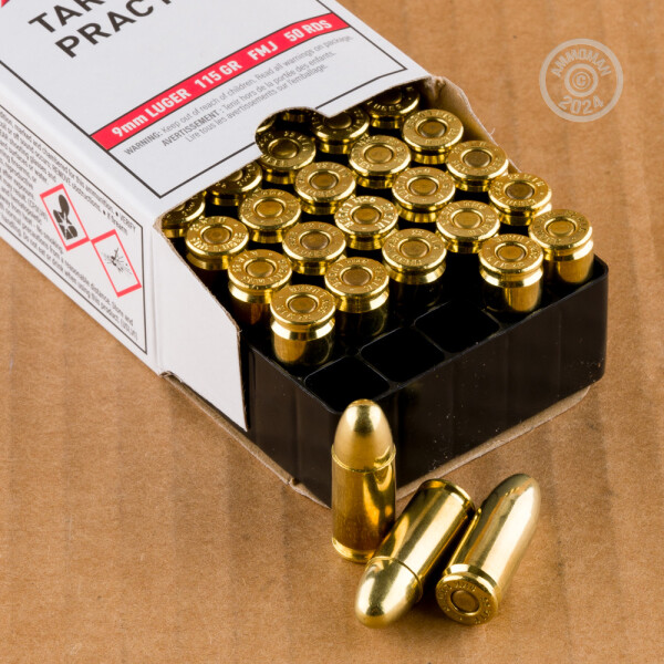 500 Rounds of Winchester 115 Grain FMJ 9mm Ammo with Free Shipping at ...