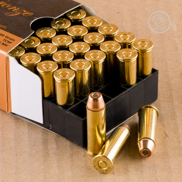 44 Magnum Ammo - 25 Rounds of PMC Bronze 240 Grain TCSP at AmmoMan.com