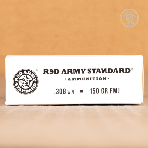308 Win Ammo - 500 Rounds of 150 Grain FMJ Red Army Standard with Free ...