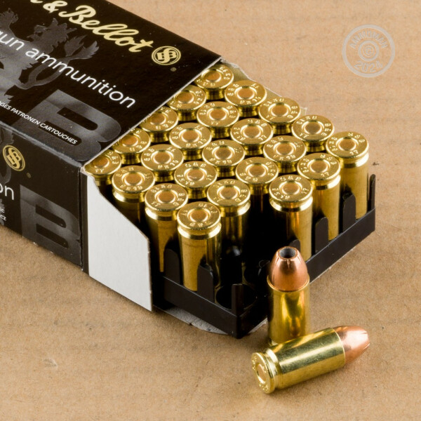 1000 Rounds of Sellier & Bellot 115 Grain JHP 9mm Luger Ammo with Free ...