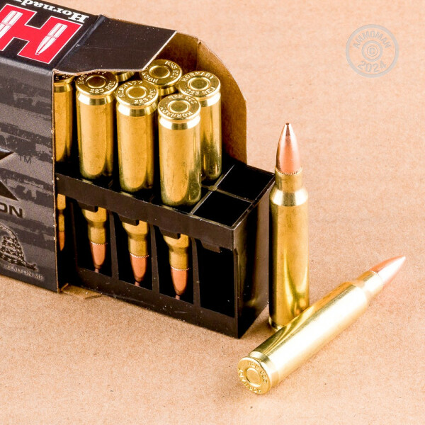 200 Rounds of Hornady BLACK 200 Grain FMJ 223 Rem Ammo with Free ...