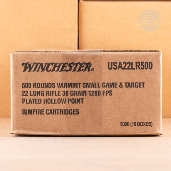 5000 Rounds of 22 LR 36 Grain Winchester USA Game & Target CPHP Ammo at ...