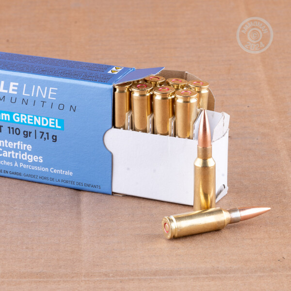 500 rounds of prvi partizan 110 grain fmjbt 6 5 grendel ammo with free