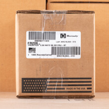 An image of 5.56x45mm ammo made by Hornady at AmmoMan.com.