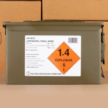 Photo detailing the 5.56X45 AUSTRALIAN DEFENSE INDUSTRIES 62 GRAIN FMJ F1 (900 ROUNDS IN AMMO CAN) for sale at AmmoMan.com.
