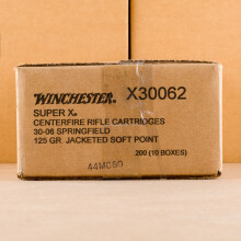 A photo of a box of Winchester ammo in 30.06 Springfield.